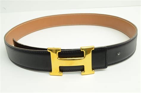 black Hermes belt